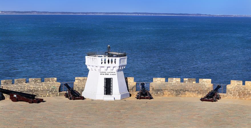 Historic Diu Fort in Gujarat
