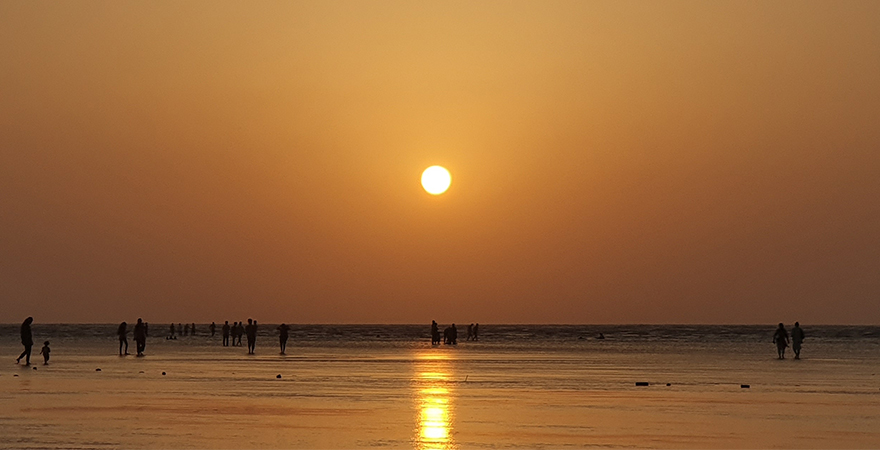 Jampore Beach a Popular Destination