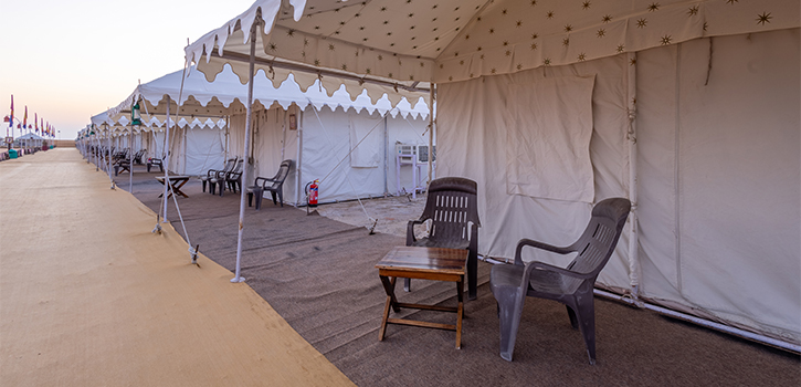 Lavish Accommodation: Praveg White Rann Resort