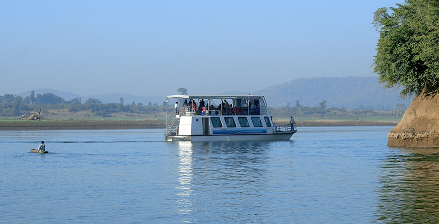 Praveg Tent city narmada river cruise