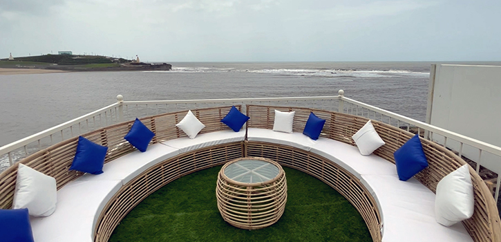 Relaxing at Praveg Beach Resort