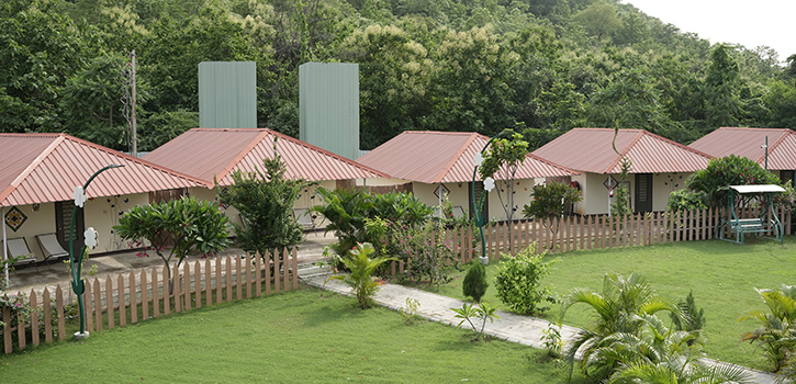 Staying at Praveg Tent City Narmada