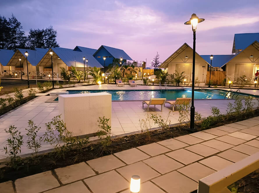 Praveg Beach Resort Daman - Jampore Beach