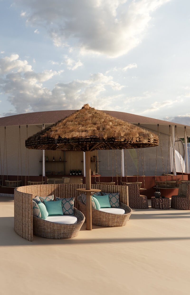 Bar in Bangaram Resort