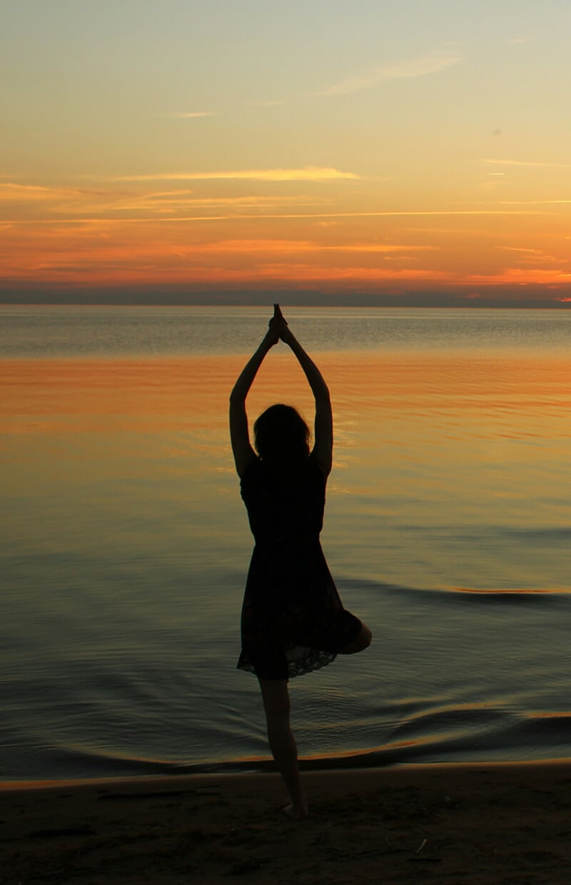 Yoga on Beach