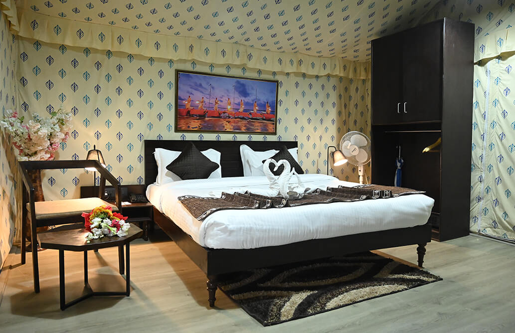 Premium AC Tent in Brahmakund Resort