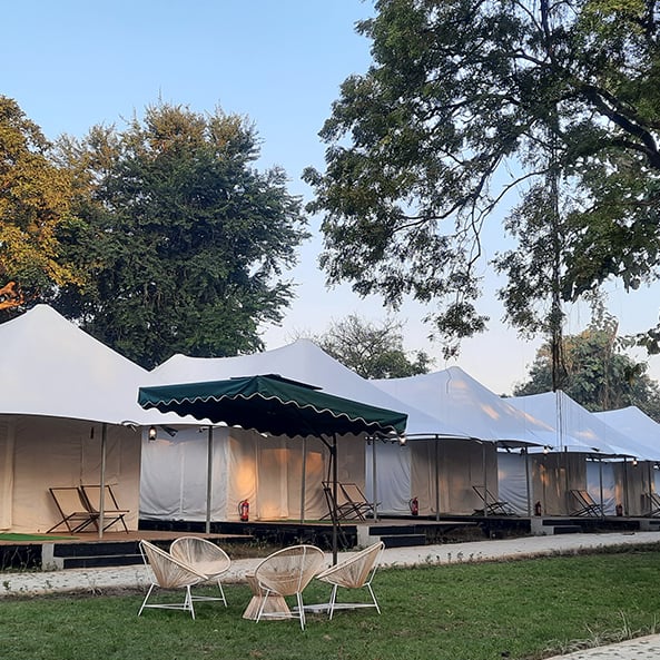 Premium AC Tent in Brahmakund Resort