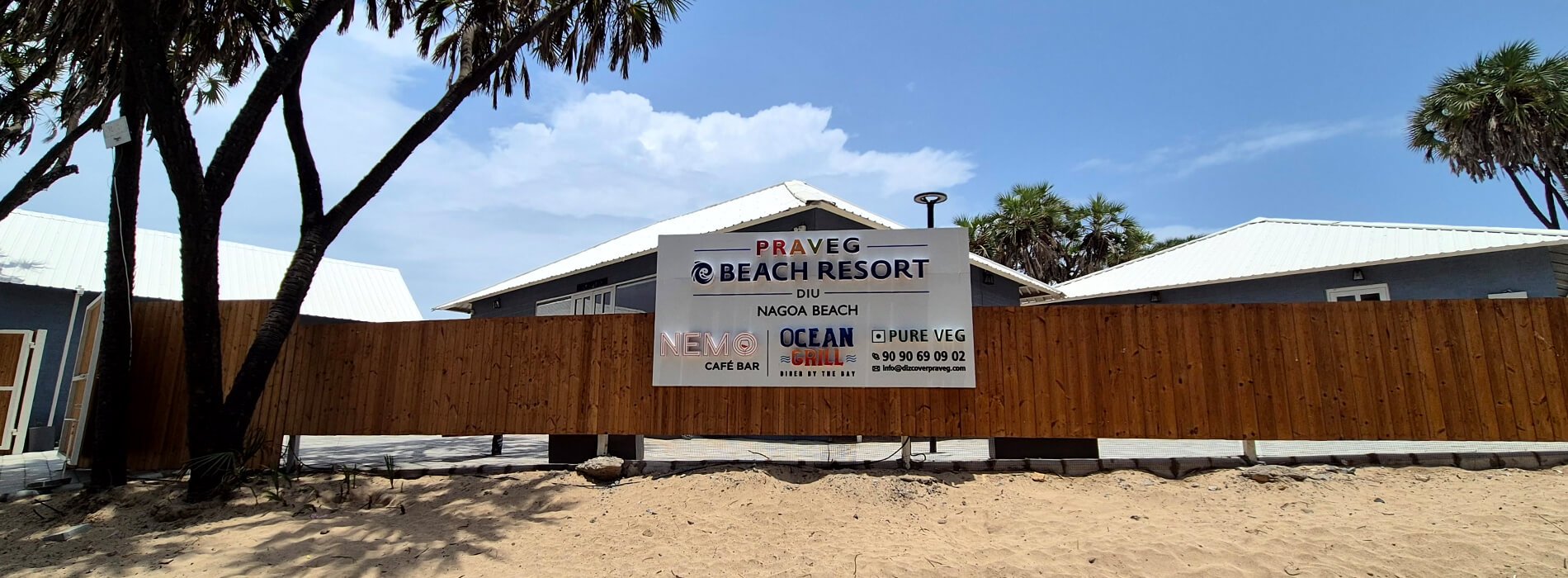Praveg Beach Resort Diu - Nagao beach
