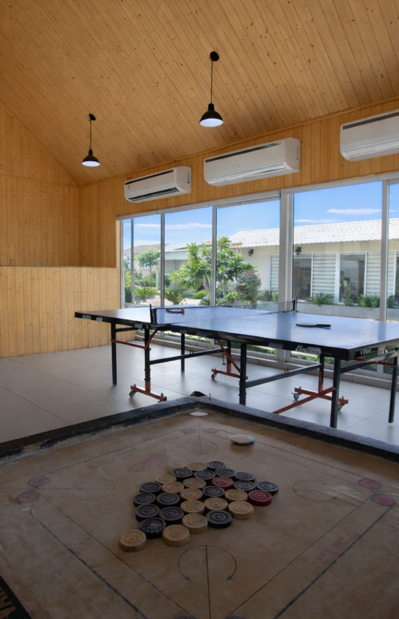 Club house with Indoor Games