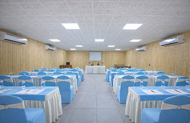 Conference hall at Praveg Tent City Ayodhya