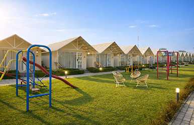 Kids play area at Tent City Ayodhya